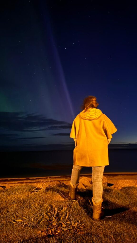 aurora boreal na islandia